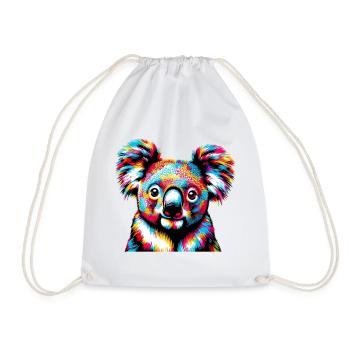 Koala - Turnbeutel - Weiß - Vorne