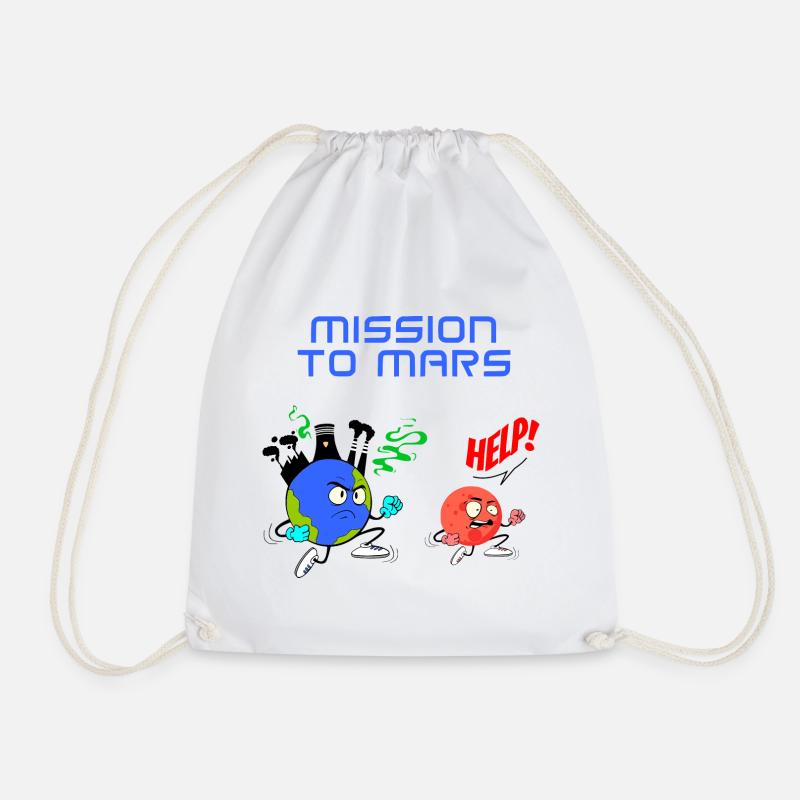 Mission zum Mars - Turnbeutel - Weiß