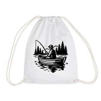 Pêche - Sac de sport léger - blanc - Devant