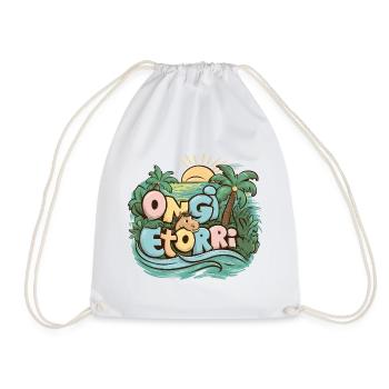 Geschenk Ongi Etorri Souvenir Baskenland Landes - Turnbeutel - Weiß - Vorne