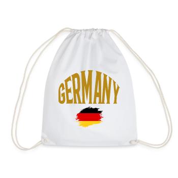 Germany - Turnbeutel - Weiß - Vorne