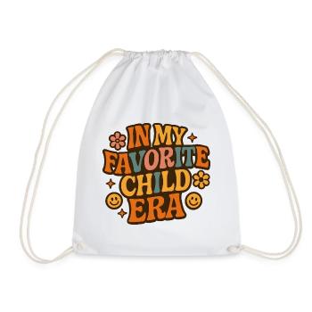 In My Favorite Child Era Daughter Families Humor - Drawstring Bag - white - Front