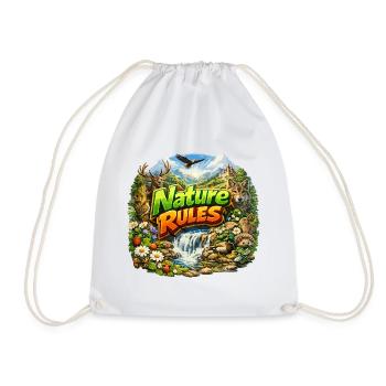 Nature Rules Aventure Faunique - Sac de sport léger - blanc - Devant