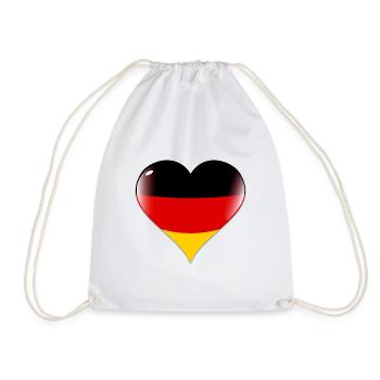 GERMANY GERMANY EUROPE GERMAN SPORT FAN - Drawstring Bag - white - Front