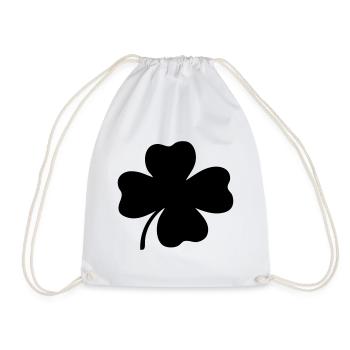 Trèfle à quatre feuilles - Sac de sport léger - blanc - Devant
