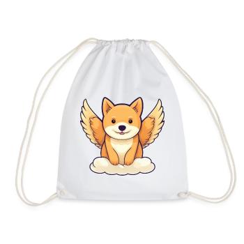 Cool watermelon - design with sunglasses and - Drawstring Bag - white - Front