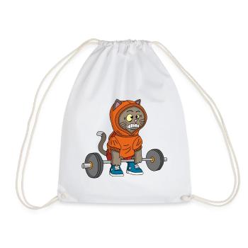 The power of the kitten - Drawstring Bag - white - Front
