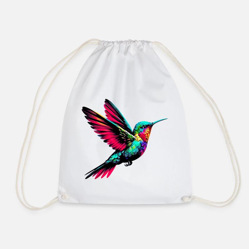 Kolibri - Turnbeutel - Weiß