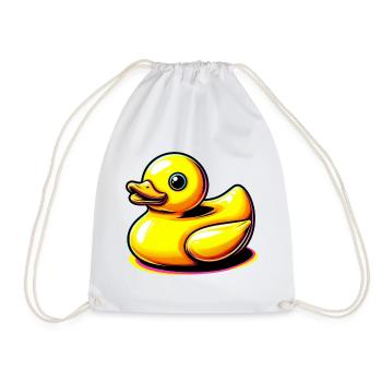 Duckling Duck Duck - Drawstring Bag - white - Front