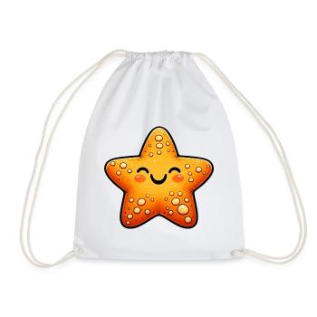 Étoile de mer - Sac de sport léger - blanc - Devant