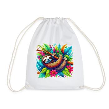 Paresse - Sac de sport léger - blanc - Devant