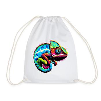 Caméléon - Sac de sport léger - blanc - Devant