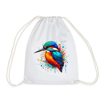 Martin-pêcheur - Sac de sport léger - blanc - Devant