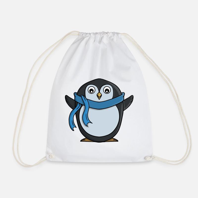 Niedlicher Pinguin - Turnbeutel - Weiß