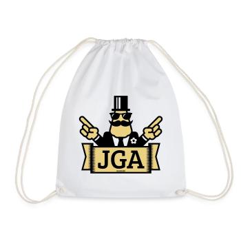 Signaux manuels JGA (enterrement de vie de garçon / 2C) - Sac de sport léger - blanc - Devant