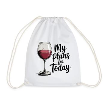 Mes projets pour aujourd’hui - Logo de la bière cool - Sac de sport léger - blanc - Devant