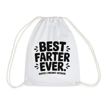Meilleur Pet de tous les temps Oups Je voulais dire Père Lustiger - Sac de sport léger - blanc - Devant