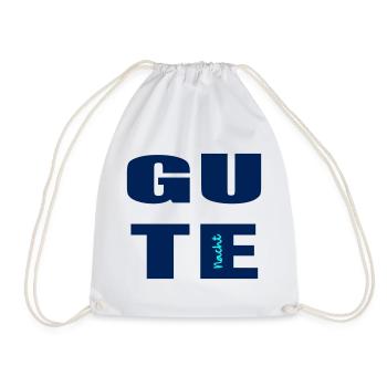 Gute Nacht - Turnbeutel - Weiß - Vorne