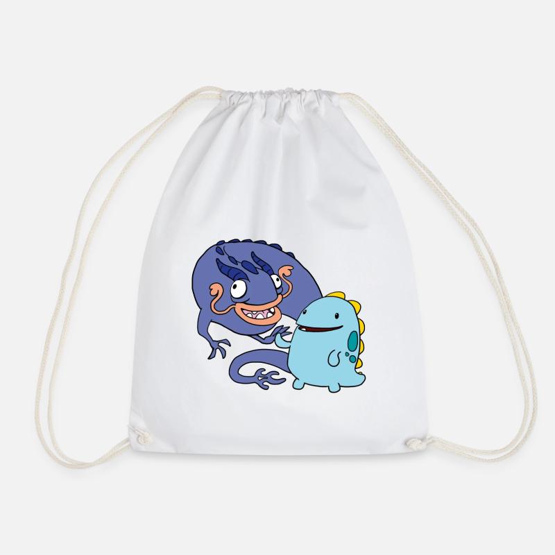 Derpy Dragons - Sac de sport léger - blanc