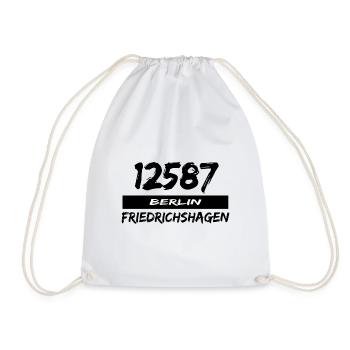 12587 Berlin Friedrichshagen - Turnbeutel - Weiß - Vorne