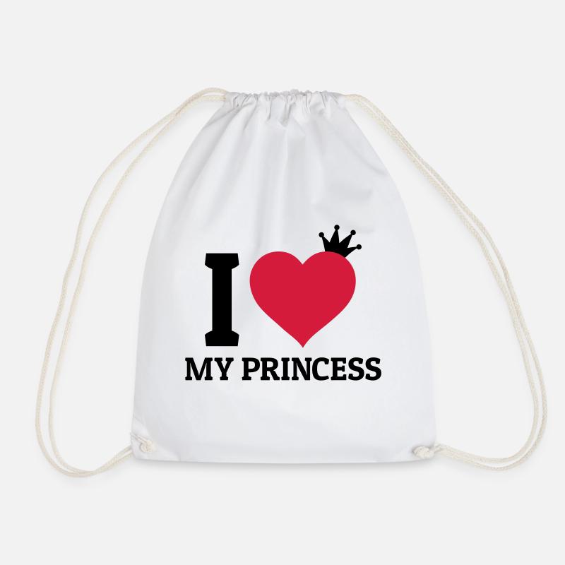 I love my Princess - Turnbeutel - Weiß