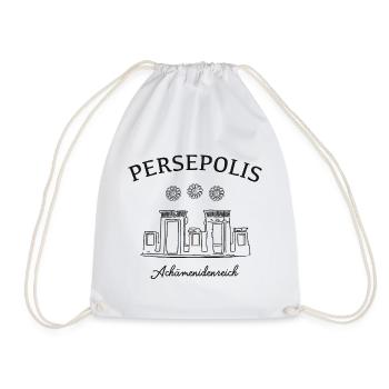 Iran, Persépolis, site de fouilles - Sac de sport léger - blanc - Devant