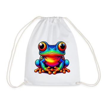 Grenouille - Sac de sport léger - blanc - Devant