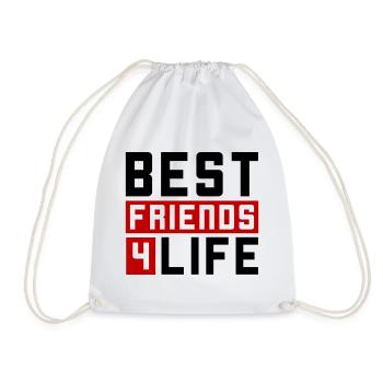 Les meilleurs amis disent amitié - Sac de sport léger - blanc - Devant