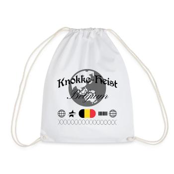 Souvenir de streetwear de Knokke-Heist en Belgique - Sac de sport léger - blanc - Devant