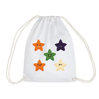 Five Spooky Little Stars - Turnbeutel - Weiß - Vorne