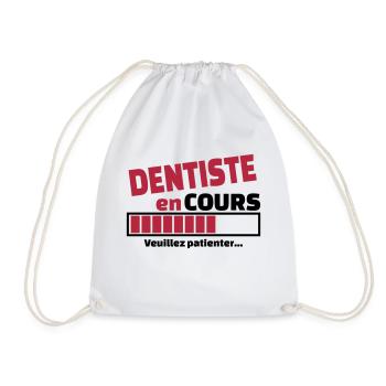 dentiste en cours - Sac de sport léger - blanc - Devant