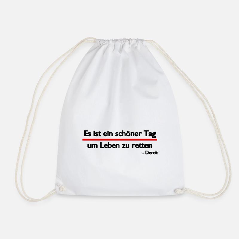 Greys Anatomy Zitat - Turnbeutel - Weiß
