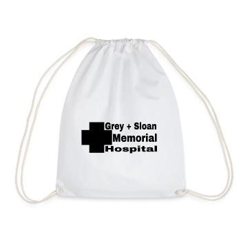 Grey‘s Anatomy - Grey + Sloan Memorial Hospital - Turnbeutel - Weiß - Vorne