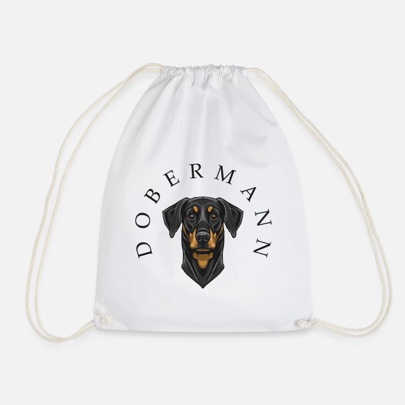 Dobermann - Sac de sport léger - blanc