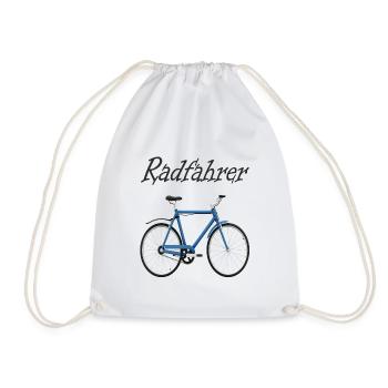 Conception de vélo - Sac de sport léger - blanc - Devant
