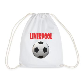 Liverpool Design - Drawstring Bag - white - Front