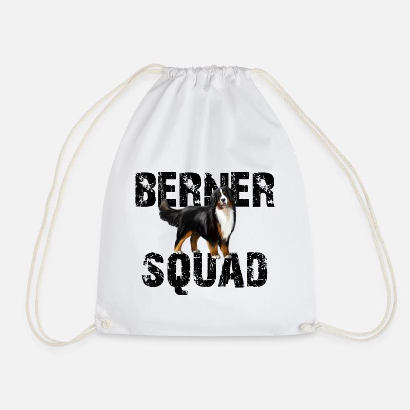 Berner Sennenhund - Turnbeutel - Weiß