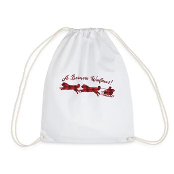 Noël du Bouvier Bernois - Sac de sport léger - blanc - Devant