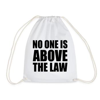 no one is above the law - Sac de sport léger - blanc - Devant