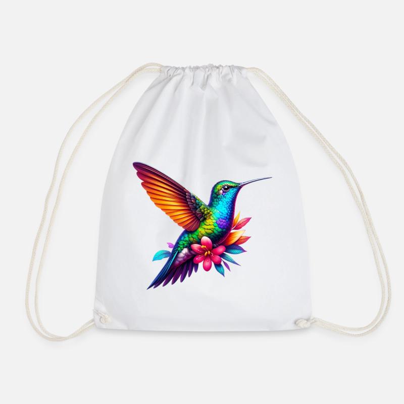 Kolibri - Turnbeutel - Weiß