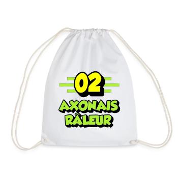 Axonais râleur - Sac de sport léger - blanc - Devant