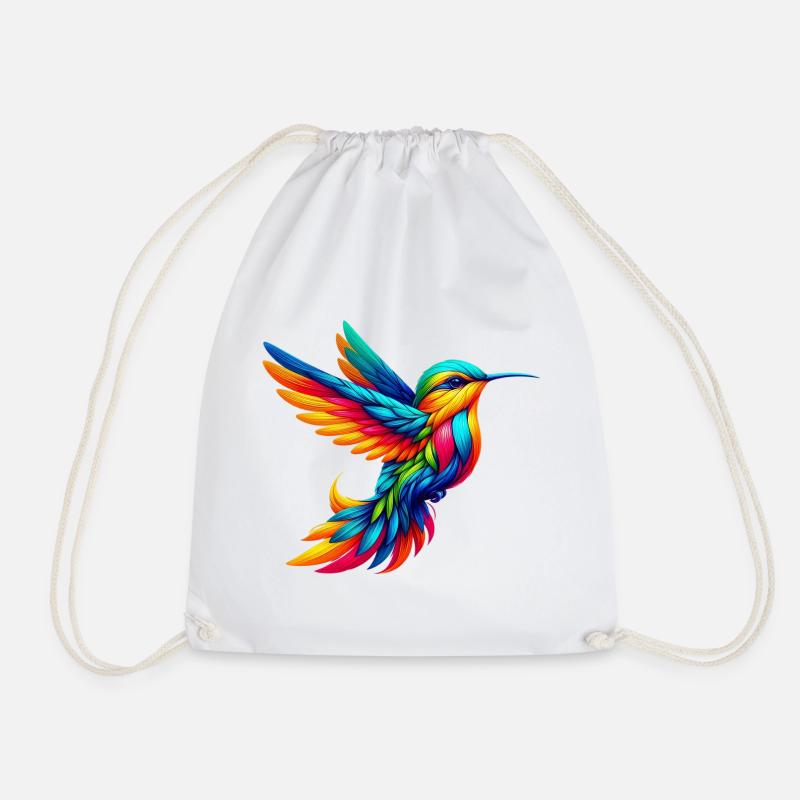Kolibri - Turnbeutel - Weiß