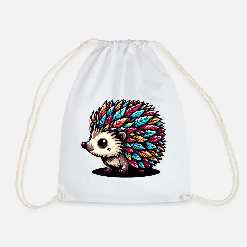 Hérisson - Sac de sport léger - blanc
