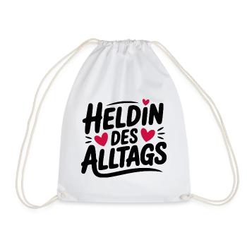 Heldin des Alltags Design - Turnbeutel - Weiß - Vorne
