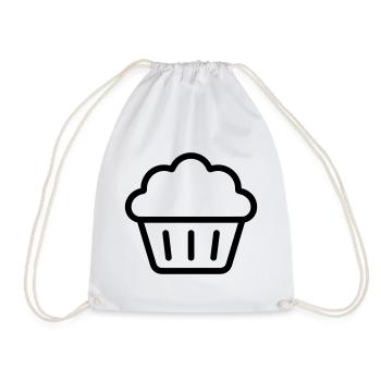 Muffin - Turnbeutel - Weiß - Vorne