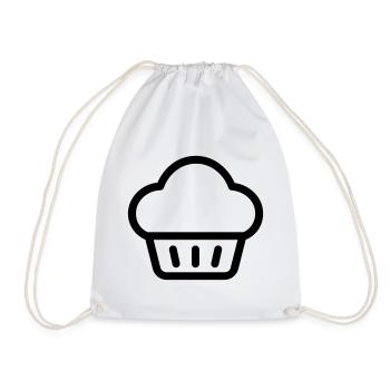 Muffin - Turnbeutel - Weiß - Vorne