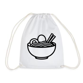 Ramen - Turnbeutel - Weiß - Vorne