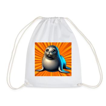 Phoque - Sac de sport léger - blanc - Devant