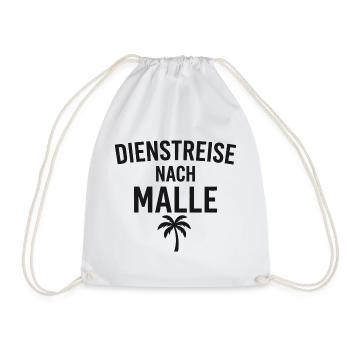 Dienstreise nach Malle - Turnbeutel - Weiß - Vorne