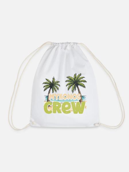 Mykonos Crew - Turnbeutel - Weiß